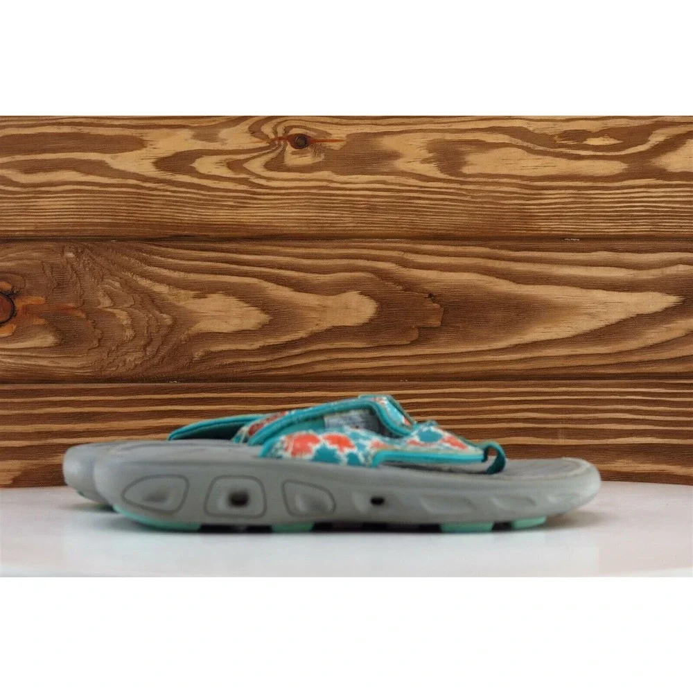 Columbia Toddler Girls 8 Medium‎ Blue Flip Flop Synthetic